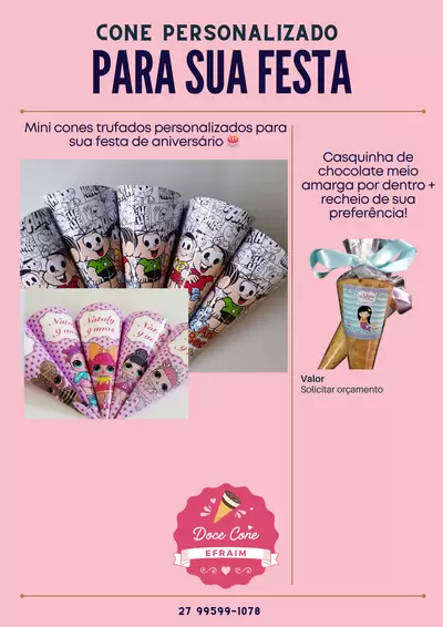 Mini cones personalizados 🥳